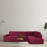 Sofa Cover Eysa JAZ Burgundy 110 x 120 x 500 cm-4