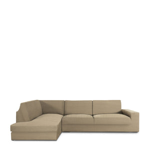 Sofa Cover Eysa JAZ Beige 110 x 120 x 500 cm-0