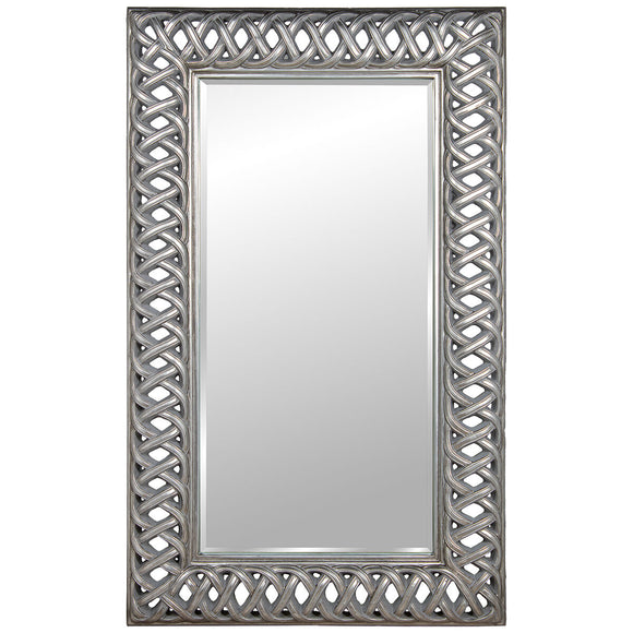 Wall mirror Alexandra House Living Silver 92 x 7 x 152 cm-0