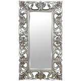 Wall mirror Alexandra House Living Silver 92 x 7 x 167 cm-0