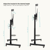 Screen Table Support TooQ FS20406HM-B 60" 100" (1 Unit)-6