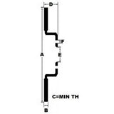 Brake Discs Black Diamond BDKBD1214COM Drill-4