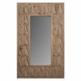 Wall mirror Alexandra House Living White Fir wood 10 x 114 x 73 cm-4