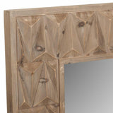 Wall mirror Alexandra House Living White Fir wood 10 x 114 x 73 cm-3