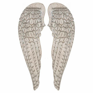 Set of Figures Alexandra House Living White MDF Wood Wings 4 x 103 x 32 cm-0