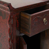 Console Alexandra House Living Red Elm wood 40 x 85 x 52 cm-3