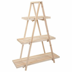 Counter Display Alexandra House Living Fir wood 127 x 38 x 98 cm Shelves 3 Shelves-0