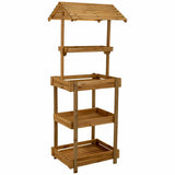 Counter Display Alexandra House Living Fir wood 50 x 165 x 62 cm Shelves 4 Shelves-0