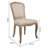 Dining Chair Alexandra House Living Grey 49 x 86 x 52 cm-1