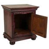 Nightstand Alexandra House Living Red 40 x 59 x 50 cm-3