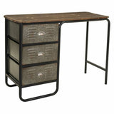 Desk Alexandra House Living Brown Wood Metal 42 x 79 x 104 cm-0