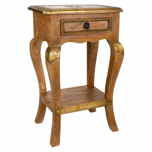 Nightstand Alexandra House Living Golden 28 x 61 x 38 cm-0