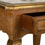 Nightstand Alexandra House Living Golden 28 x 61 x 38 cm-1