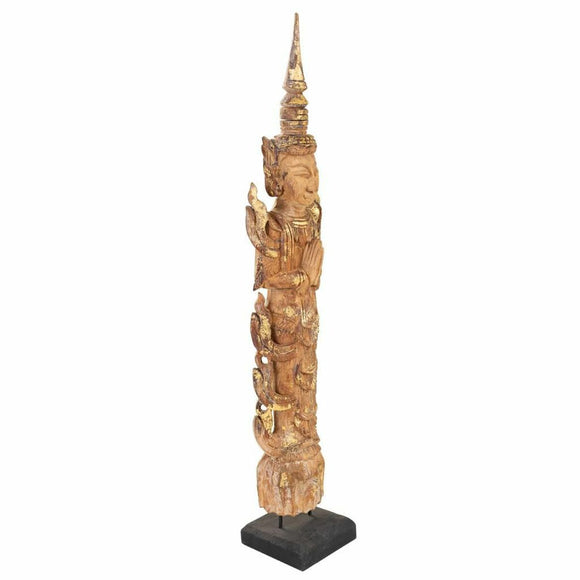 Decorative Figure Alexandra House Living Brown Wood 7 x 76 x 12 cm-0