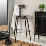 Stool Alexandra House Living Brown Metal 36 x 106 x 45 cm-6