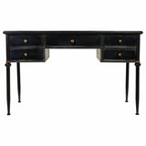 Desk Alexandra House Living Black Metal 75 x 75 x 122 cm-6