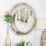 Wall mirror Alexandra House Living Silver Metal Glass 76 x 11 x 76 cm-4