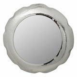 Wall mirror Alexandra House Living Silver Metal Glass 76 x 11 x 76 cm-3