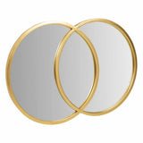 Wall mirror Alexandra House Living Golden 60 x 3 x 90 cm Geometric-3