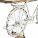 Hall Alexandra House Living Bike White Coffee Iron Mango wood 50 x 90 x 198 cm-2