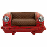 Sofa Alexandra House Living Brown Red Car 68 x 68 x 157 cm-7