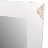 Wall mirror Alexandra House Living White Glass MDF Wood 2 x 90 x 70 cm-3