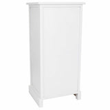 Chest of drawers Alexandra House Living White Cane Paolownia wood MDF Wood 29 x 75 x 35 cm-4