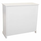 Sideboard Alexandra House Living White Paolownia wood MDF Wood 33 x 78 x 86 cm-1