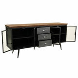 Sideboard Alexandra House Living Brown Grey Wood Metal 42 x 74 x 164 cm-7