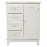 Hall Alexandra House Living White Cream Metal Pine MDF Wood 32 x 84 x 66 cm-3