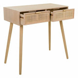 Hall Table with Drawers Alexandra House Living Natural MDF Wood 42 x 79 x 80 cm-5