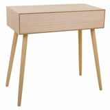 Hall Table with Drawers Alexandra House Living Natural MDF Wood 42 x 79 x 80 cm-4