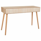 Hall Table with Drawers Alexandra House Living Natural MDF Wood 79 x 42 x 120 cm-3