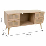 Occasional Furniture Alexandra House Living Natural MDF Wood 42 x 60 x 120 cm-2