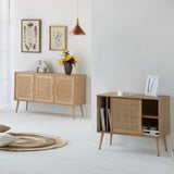 Occasional Furniture Alexandra House Living Natural MDF Wood 67 x 38 x 80 cm-4