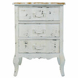 Nightstand Alexandra House Living White 40 x 70 x 50 cm-5