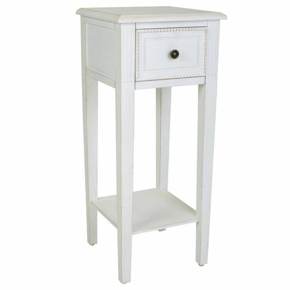 Side table Alexandra House Living White 33 x 78 x 33 cm-0