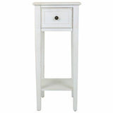 Side table Alexandra House Living White 33 x 78 x 33 cm-6