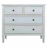 Chest of drawers Alexandra House Living White Fir wood MDF Wood 36 x 75 x 85 cm-3