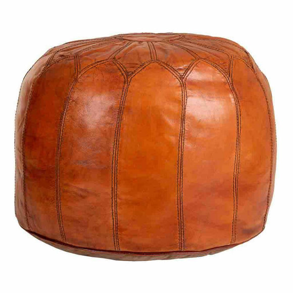 Pouffe Alexandra House Living Leather 48 x 35 x 48 cm-0