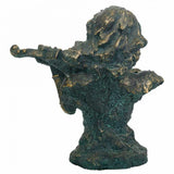 Decorative Figure Alexandra House Living Magnesium Music 35 x 61 x 61 cm-5