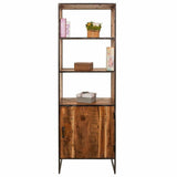 Shelves Alexandra House Living Natural Iron Acacia 40 x 180 x 60 cm-7