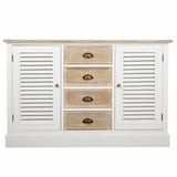 Sideboard Alexandra House Living White Paolownia wood MDF Wood 40 x 80 x 124 cm-3