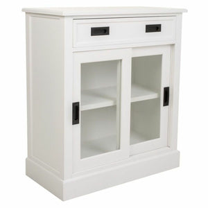 Hall Table with Drawers Alexandra House Living White MDF Wood 40 x 90 x 80 cm-0