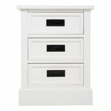 Nightstand Alexandra House Living White 35 x 60 x 45 cm-5