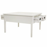 Centre Table Alexandra House Living White Pinewood MDF Wood 80 x 50 x 80 cm-5