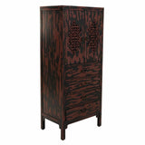 Cupboard Alexandra House Living Red Fir wood MDF Wood 40 x 140 x 60 cm-0