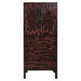 Cupboard Alexandra House Living Red Fir wood MDF Wood 40 x 140 x 60 cm-5