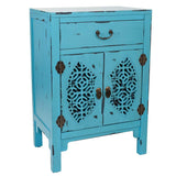 Hall Alexandra House Living Blue Fir wood MDF Wood 32 x 75 x 48 cm-0