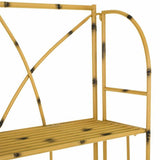 Shelves Alexandra House Living Yellow Ironwork 28 x 160 x 60 cm-3